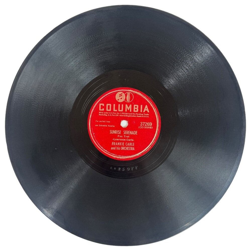 Frankie Carle - Sunrise Serenade / Carle Boogie - 37269 Columbia 78rpm Shellac